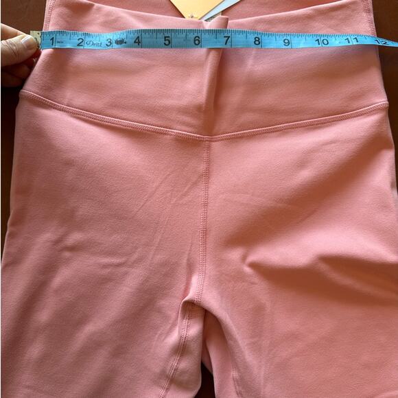 Fabletics Lisette High Waisted Power Hold Leggings Short S/4-6 Coral Coral - Picture 4 of 8